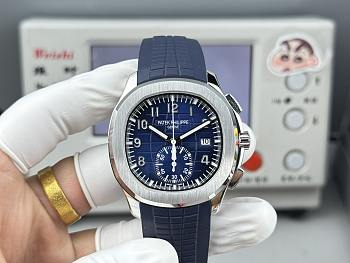 Patek Philippe Aquanaut Chronograph 5968G-001 Blue Dial 42 mm