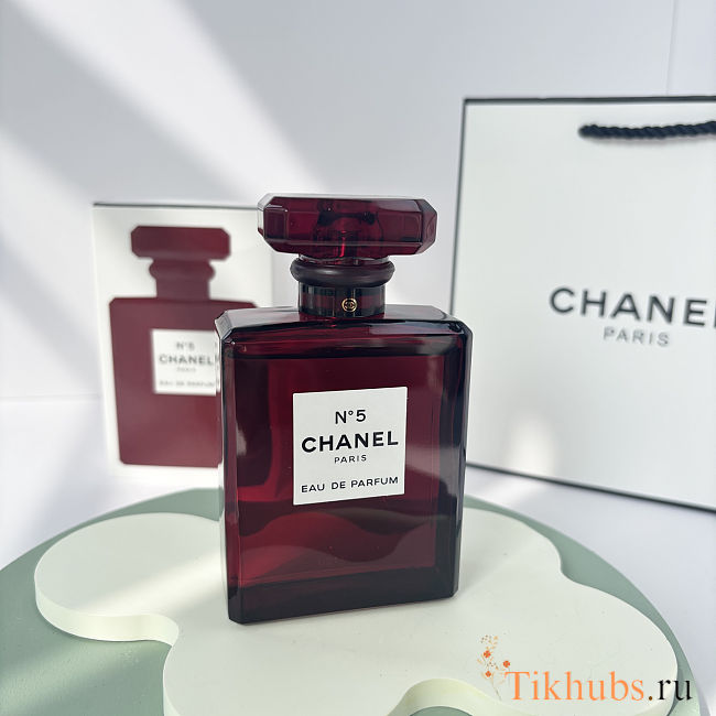 Chanel No. 5 Limited Edition Eau de Parfum Red Bottle 100 ml - 1