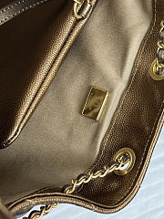 Chanel 25 Hobo Handbag, bronze Caviar Leather 40*30*15cm  - 2