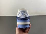 Louis Vuitton LV Trainer Monogram Denim in Blue/White - 5