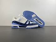 Louis Vuitton LV Trainer Monogram Denim in Blue/White - 3