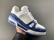 Louis Vuitton LV Trainer Monogram Denim in Blue/White - 2