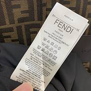 Fendi Zucca pattern sleeveless zip-up dress - 6
