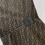 Fendi Zucca pattern sleeveless zip-up dress - 4