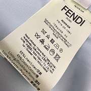 Fendi White Double F Monogram Logo Knit Dress - 2