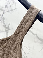 Fendi Zucca pattern knit sleeveless dress - 2