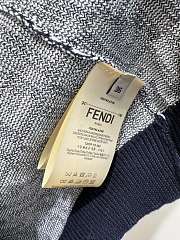 Fendi Zucca FF Pattern Sleeveless Knit Mini Dress - 2