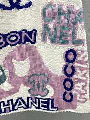 Chanel off-white cotton knit one-shoulder mini dress - 5