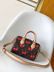 Louis Vuitton x Takashi Murakami Monogram Cerises Speedy Bandoulière 20 13.5 x 12 x 20.5 cm - 6