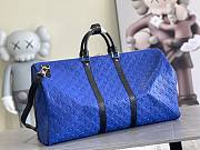 Louis Vuitton Keepall Bandouliere 55 NBA LV Blue Basketball Weekend Travel Bag 55 x 31 x 26 cm - 4