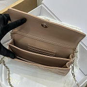 Christian Dior My Dior mini bag in a beige quilted cannage lambskin leather 21*11*4.5cm - 3