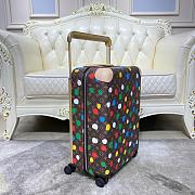 Louis Vuitton Yayoi Kusama Painted Dots Horizon Suitcase (55cm) Dark brown - 6