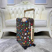 Louis Vuitton Yayoi Kusama Painted Dots Horizon Suitcase (55cm) Dark brown - 3