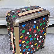 Louis Vuitton Yayoi Kusama Painted Dots Horizon Suitcase (55cm) Dark brown - 2