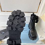 Prada Monolith Brushed Leather and Re-Nylon Boots with Pouch - 4