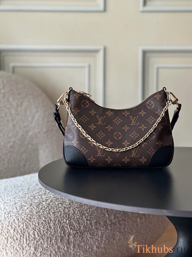Louis Vuitton Boulogne Monogram Canvas Black 26×16×9.5cm - 1
