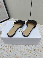 Black Dior Lady D-Lite Slides - 4