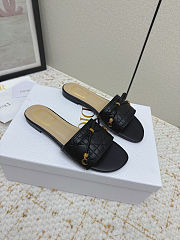 Black Dior Lady D-Lite Slides - 3