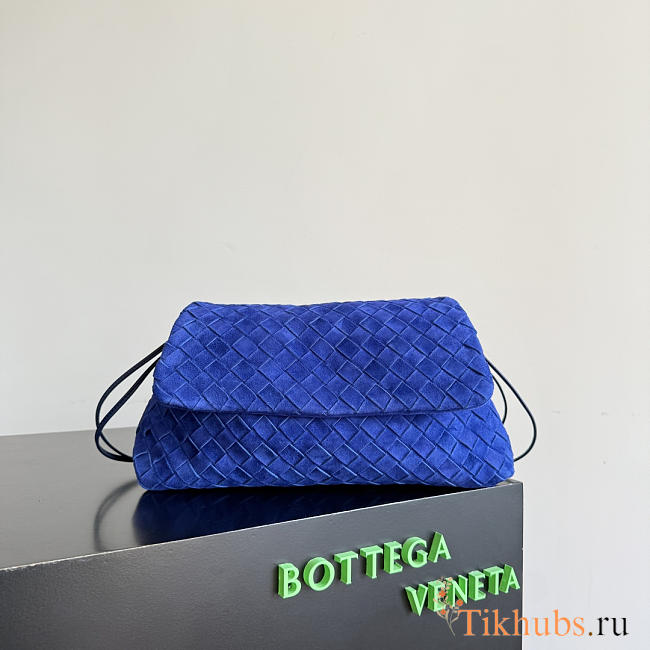Bottega Veneta Giorno Bag Navy Blue 33*19*8cm - 1