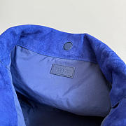 Bottega Veneta Giorno Bag Navy Blue 33*19*8cm - 6