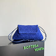 Bottega Veneta Giorno Bag Navy Blue 33*19*8cm - 5