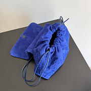 Bottega Veneta Giorno Bag Navy Blue 33*19*8cm - 3