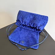 Bottega Veneta Giorno Bag Navy Blue 33*19*8cm - 2