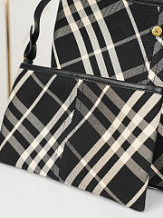 Burberry Canvas Check Large Shoulder Bag Black Calico 27.5 x 16 x 29 cm - 3