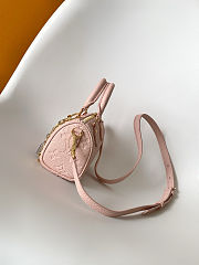 Louis Vuitton Nano Speedy Monogram Empreinte Pink 16 x 10 x 7.5cm - 2