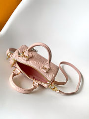 Louis Vuitton Nano Speedy Monogram Empreinte Pink 16 x 10 x 7.5cm - 3