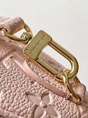 Louis Vuitton Nano Speedy Monogram Empreinte Pink 16 x 10 x 7.5cm - 5