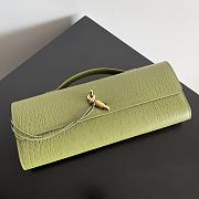 Bottega Veneta Andiamo Crocodile Clutch Matcha Bag 31x13x3cm - 3