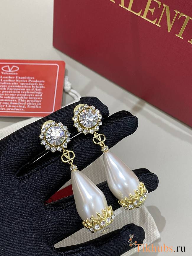 Valentino Garavani Gold Earrings - 1