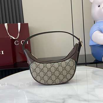 Gucci Ophidia Mini Bag In Beige Brown 15x20x5cm