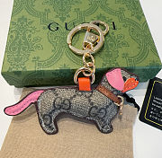 Gucci Dog-shaped bag pink charm - 6