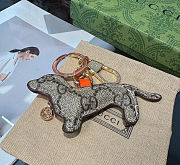 Gucci Dog-shaped bag pink charm - 4