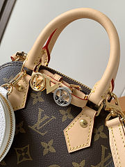 Louis Vuitton LV Alma BB Handle Brown Bag 15x19.5x10cm - 2