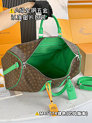Louis Vuitton Keepall Bandoulière 50 Green 50x29x23 cm - 4