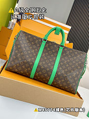 Louis Vuitton Keepall Bandoulière 50 Green 50x29x23 cm - 3