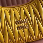 Miu Miu Wander Bag Matelasse Nappa Yellow 23x13x7cm - 3