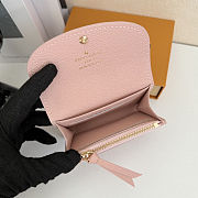 Louis Vuitton Rosalie Coin wallet in pink 11×8×2.5cm - 3