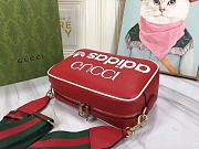Gucci x adidas Small Shoulder Red Bag 24.5x16.5x9.5cm - 4