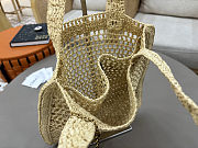 Chloe Summer Banana logsdetail Raffia Tote Yellow Bag 33*37*2cm - 6