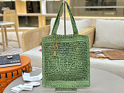 Chloe Summer Banana logsdetail Raffia Tote Green Bag 33*37*2cm - 1