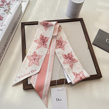 Dior Toile De Jouy Sauvage Mitzah Scarf Ivorya