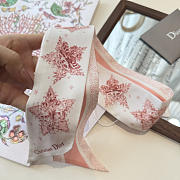 Dior Toile De Jouy Sauvage Mitzah Scarf Ivorya - 6