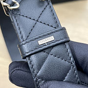 Chanel Quilted Black Leather Belt - 3