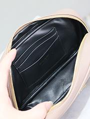 YSL Lou Camera Bag In Quilted Leather Nude Pink 18x10x5 cm - 5