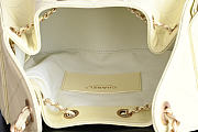 Chanel 25 Small Handbag Calfskin Yellow 30x26x14cm - 3