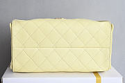 Chanel 25 Small Handbag Calfskin Yellow 30x26x14cm - 4
